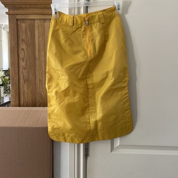 Remain Birger Christensen moi pencil  skirt cream gold yellow - Picture 9 of 12